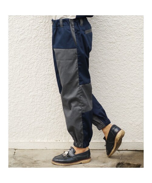 NIRAME.CO（ニラメッコ）の「トランポリンぱんつ　～ネイビー×グレー～（その他パンツ・メンズ・その他）」の5枚目の写真