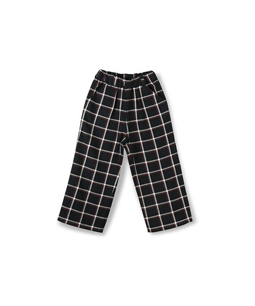 BRANSHES（ブランシェス）の「ツイル/チェックロングパンツ（その他パンツ・キッズ・杢グレー/ネイビーブルー/アイボリー・100～150）」の3枚目の写真