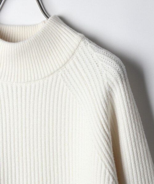 RAGEBLUE（レイジブルー）の「ハイネックニット（トップス・ホワイト/ブラック/ブルー系/パープル）」の6枚目の写真