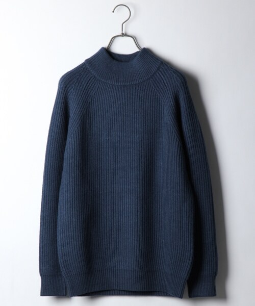 RAGEBLUE（レイジブルー）の「ハイネックニット（トップス・ホワイト/ブラック/ブルー系/パープル）」の3枚目の写真