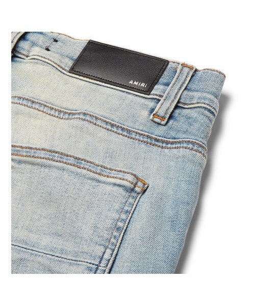 AMIRI（アミリ）の「AMIRI Shotgun Skinny-Fit Distressed Stretch 