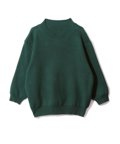 GRL（グレイル）の「ボトルネックニットトップス（ニット/セーター・レディース・キャメル/ブラック/レッド/グリーン/オフホワイト・M）」の4枚目の写真