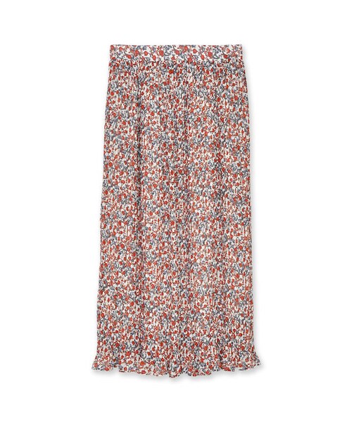 flower（フラワー）の「swaying flower skirt ～ｽｳｪｲﾝｸﾞﾌﾗﾜｰｽｶｰﾄ（スカート・レディース・red/Blue/wine・FREE）」の3枚目の写真