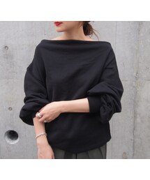 LAULEN | OFF SHOULDER SWEAT(スウェット)