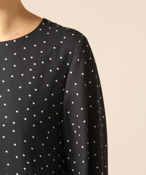 LOWRYS FARM（ローリーズファーム）の「★WEB先行予約アイテム★ＪＺドットティアードワンピース（ワンピース/ドレス・ブラック/ブラウン）」の6枚目の写真