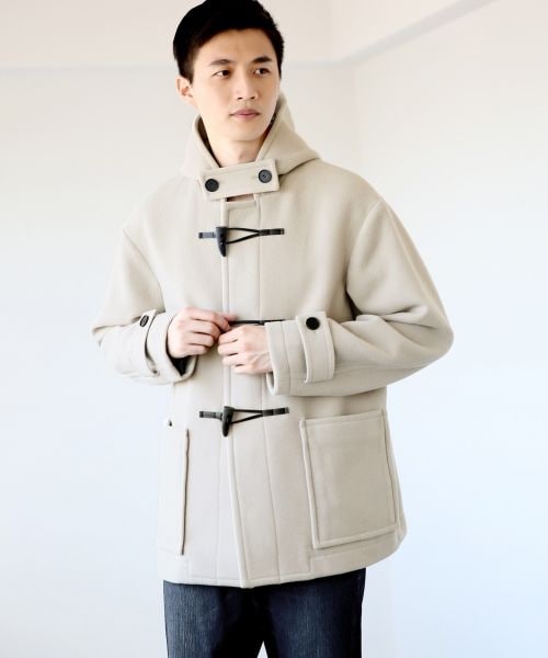 GLOBAL WORK（グローバルワーク）の「メリノウールダッフルコート