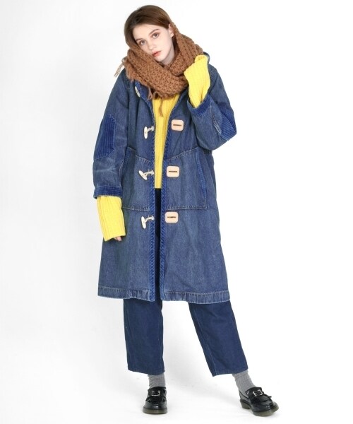 RNA デニムダッフルコート
