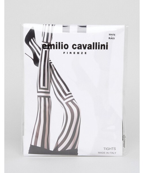 Emilio Cavallini,Emilio Cavallini Black Block Tights - WEAR