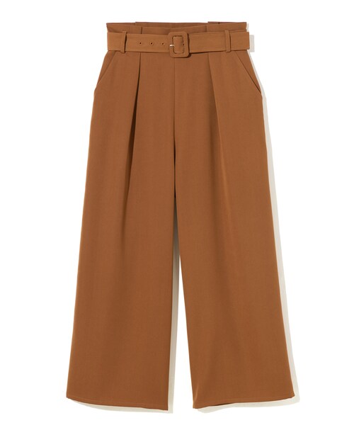 GRL（グレイル）の「ベルト付ワイドパンツ（その他パンツ・レディース・キャメル/ブラック/ブラウン/ボルドー/ベージュ/マスタード/グレー・M）」の3枚目の写真