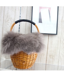 VIOLAd'ORO | VIOLAd'ORO フォックスファー カゴバッグ(かごバッグ)