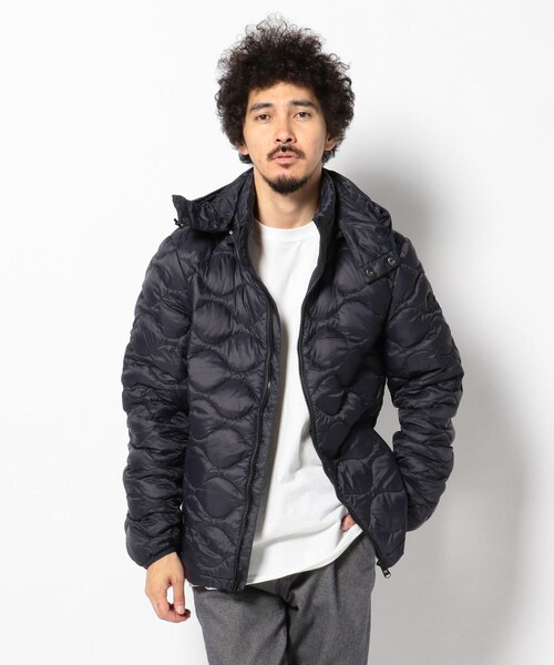 DSTREZZED(ディストレス)の「フードダウンブルゾン/DSTREZZED(ディストレス)(ジャケット/アウター・メンズ・ORANGE/NAVY/CAMO・M/L/S)」の13枚目の写真