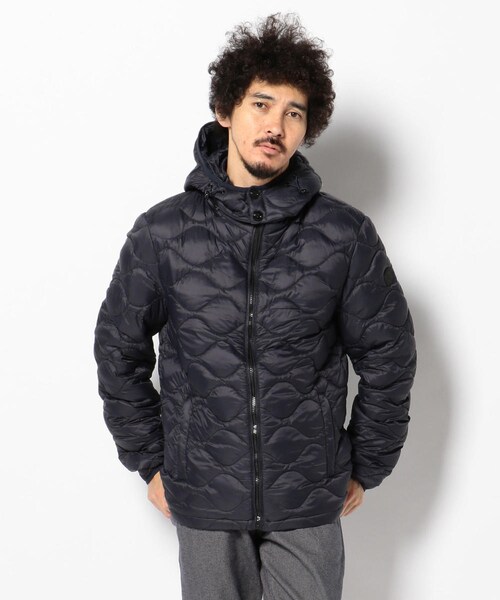 DSTREZZED(ディストレス)の「フードダウンブルゾン/DSTREZZED(ディストレス)(ジャケット/アウター・メンズ・ORANGE/NAVY/CAMO・M/L/S)」の2枚目の写真