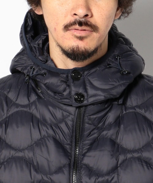 DSTREZZED(ディストレス)の「フードダウンブルゾン/DSTREZZED(ディストレス)(ジャケット/アウター・メンズ・ORANGE/NAVY/CAMO・M/L/S)」の6枚目の写真