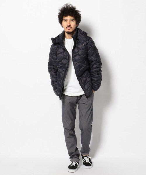 DSTREZZED(ディストレス)の「フードダウンブルゾン/DSTREZZED(ディストレス)(ジャケット/アウター・メンズ・ORANGE/NAVY/CAMO・M/L/S)」の11枚目の写真