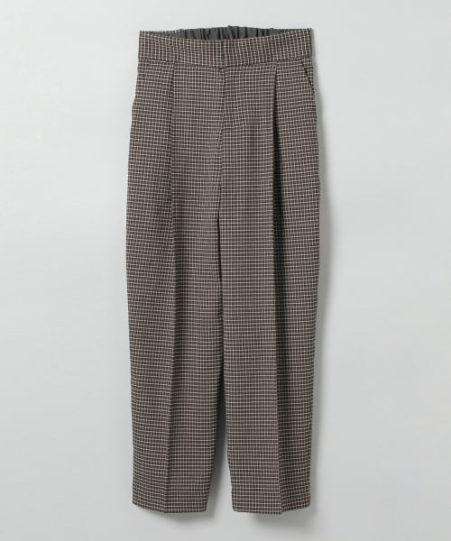 JEANASIS（ジーナシス）の「アソートテーパードワイドトラウザー（パンツ・ブラック()/グレー()/グレー系その他()/ブラウン系その他()）」の4枚目の写真