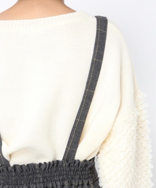 studio CLIP(スタディオクリップ)の「レーヨン混起毛チェックサス付きスカート(スカート・チドリ/グレンチェック)」の12枚目の写真