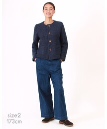 45R（フォーティファイブアール）の「シェットランド二重天竺ボレロ