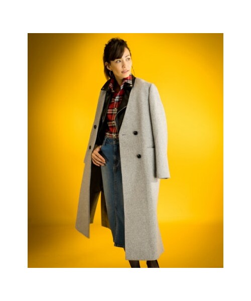 URBAN RESEARCH ROSSO ノーカラーコート LaTorreノーカラーコート