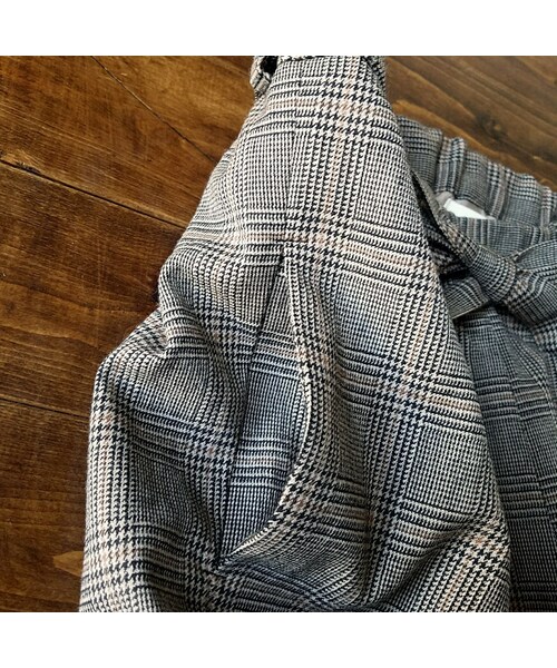 Handmade(ハンドメイド)の「サルエル風チェックパンツ(その他パンツ・レディース・その他)」の7枚目の写真