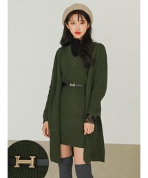 KORMARCH | 3setニットワンピース＆カーディガンセット(カーディガン/ボレロ)