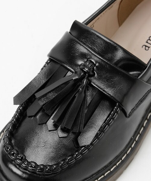 MAJESTIC LEGON（マジェスティックレゴン）の「【amelier】タッセル付ローファー（シューズ・レディース・ブラック/ブラウン・M/L）」の8枚目の写真