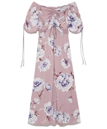 SNIDEL | ビッグフラワーロングワンピース(ワンピース/ドレス)