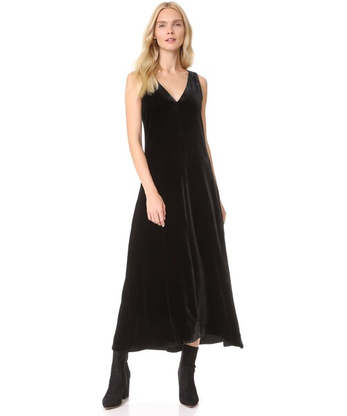 Theory セオリー の Theory Luxe Velvet Slip Dress ワンピース Wear