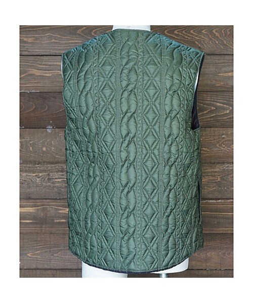 masterkey（マスターキー）の「CABLE-V（ベスト・メンズ・グリーン/ブルー・1/2）」の3枚目の写真