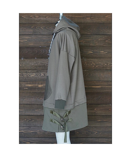 masterkey（マスターキー）の「WONDER（パーカー・メンズ・ブラック/グリーン・1/2）」の5枚目の写真