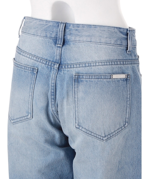 RESEXXY（リゼクシー）の「サイドロングスリットワイドデニムパンツ