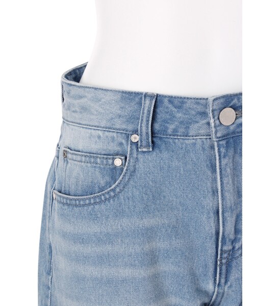 RESEXXY（リゼクシー）の「サイドロングスリットワイドデニムパンツ