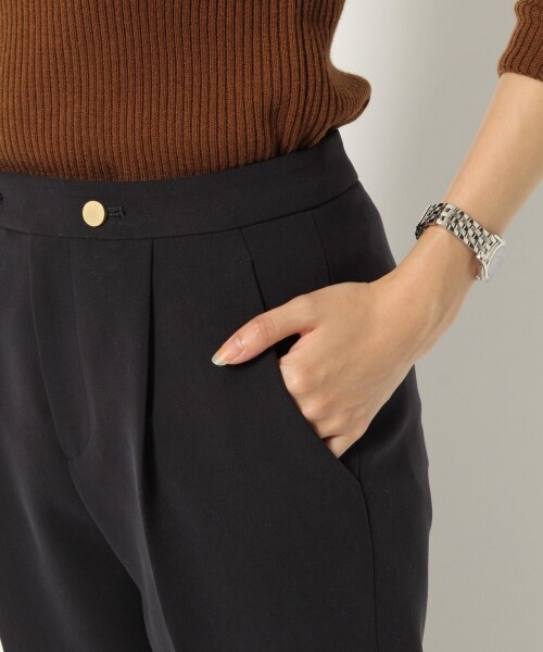 BABYLONE（バビロン）の「ＴＲシガレットＰＴ（パンツ・ベージュ/ネイビー）」の13枚目の写真