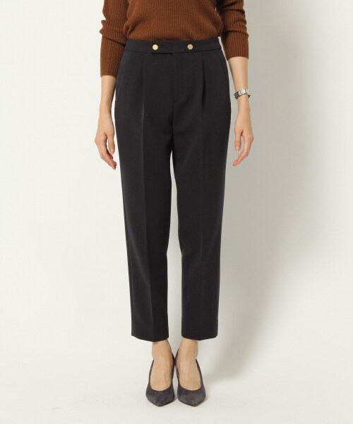 BABYLONE（バビロン）の「ＴＲシガレットＰＴ（パンツ・ベージュ/ネイビー）」の9枚目の写真