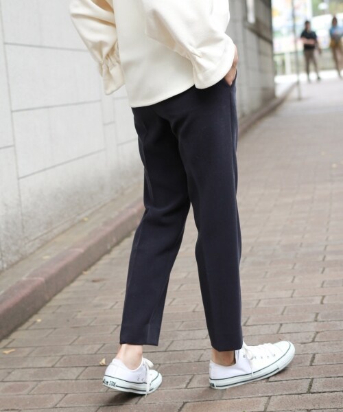 BABYLONE（バビロン）の「ＴＲシガレットＰＴ（パンツ・ベージュ/ネイビー）」の3枚目の写真