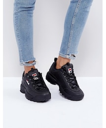 FILA | Fila Disruptor Low Sneakers In Black(スニーカー)