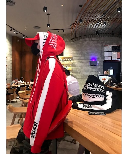 nothin but a G thang ラップT 白 パーカー XL ストレッチダンボール刺繍パーカー｜メンズファッション通販