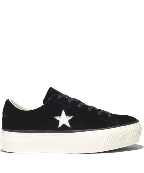 CONVERSE(コンバース)の「Converse Onestar Ox Platform Black 558950c(スニーカー・レディース・その他)」の1枚目の写真