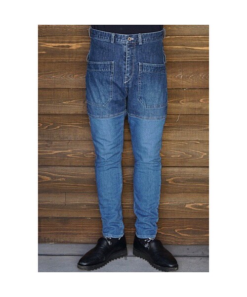 masterkey(マスターキー)の「BUSH(デニムパンツ・メンズ・ブルー・1/2)」の1枚目の写真