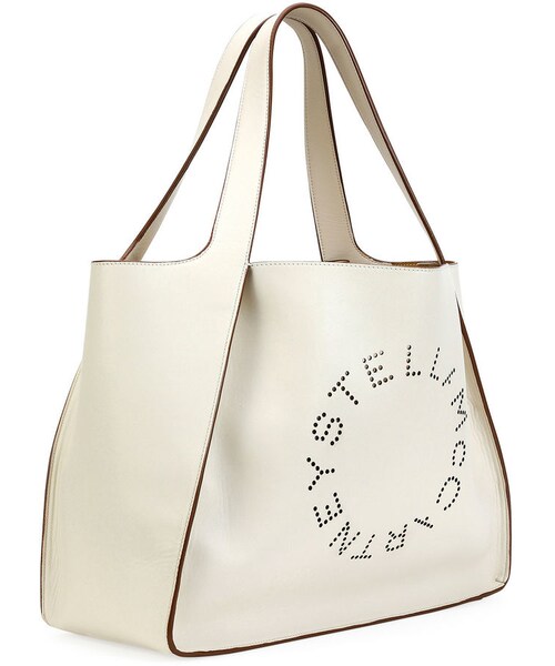 STELLA McCARTNEY(ステラマッカートニー)の「Stella McCartney Alter East-West Perforated Tote Bag(トートバッグ・レディース・Black/Beige/White・One Size)」の4枚目の写真