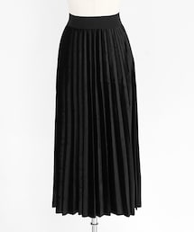 DHOLIC | ウエストストレッチベロアプリーツスカート(スカート)