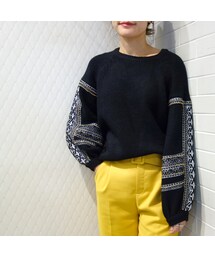 Torrazzo Donna | TORRAZZO DONNA　袖柄ニット(ニット/セーター)