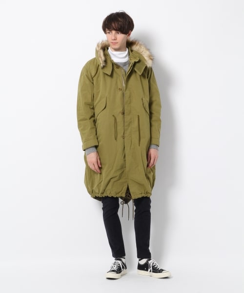 GLOBAL WORK（グローバルワーク）の「サーモライトモッズコート