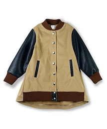 BRANSHES | 【限定】袖フェイクレザーコートスタジャン(スタジャン)