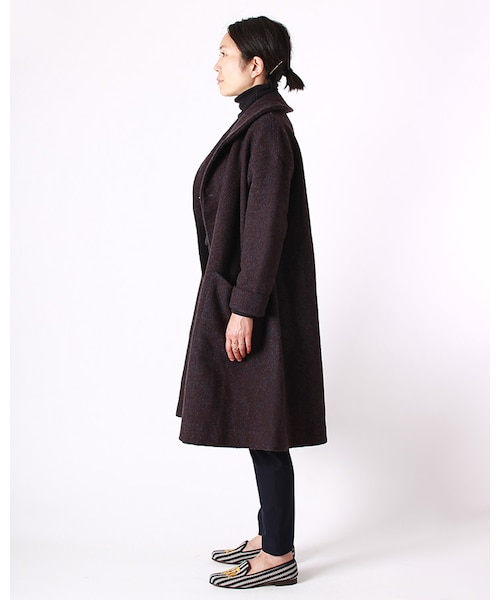 あーchan 　45R シェットランドヘリンボンカウチンコート 45rpm 45R（フォーティファイブアール）の「シェットランドヘリンボン