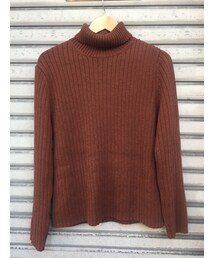USED | J-CREW　タートルネック　テラコッタ(ニット/セーター)
