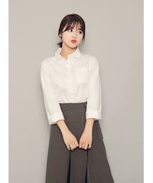 HOTPING | シンプルワンポケットシャツ(シャツ/ブラウス)