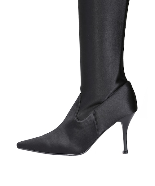 EMODA サイハイブーツ EMODA（エモダ）の「ストレッチサイハイブーツ（）」 - WEAR