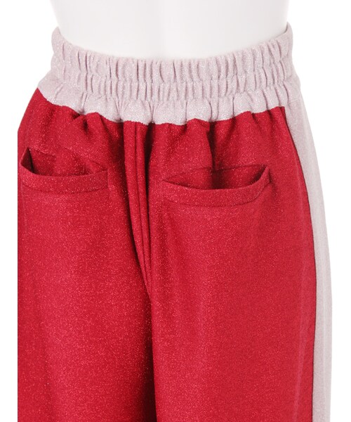 jouetie(ジュエティ)の「ラメラインパンツ(パンツ・レディース・ブラック/レッド/ブラウン・M)」の12枚目の写真