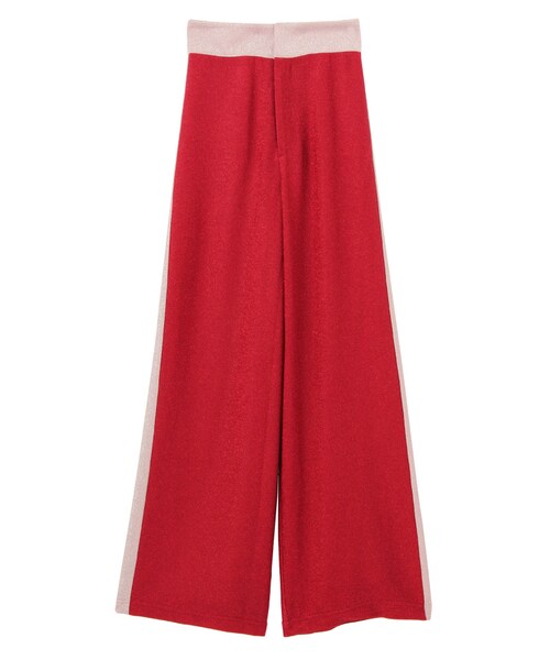 jouetie(ジュエティ)の「ラメラインパンツ(パンツ・レディース・ブラック/レッド/ブラウン・M)」の3枚目の写真