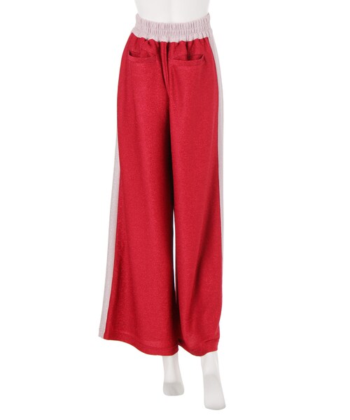 jouetie(ジュエティ)の「ラメラインパンツ(パンツ・レディース・ブラック/レッド/ブラウン・M)」の10枚目の写真